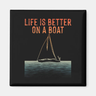 Sailing Design For Men Women Sailor Boating Captai Magnet