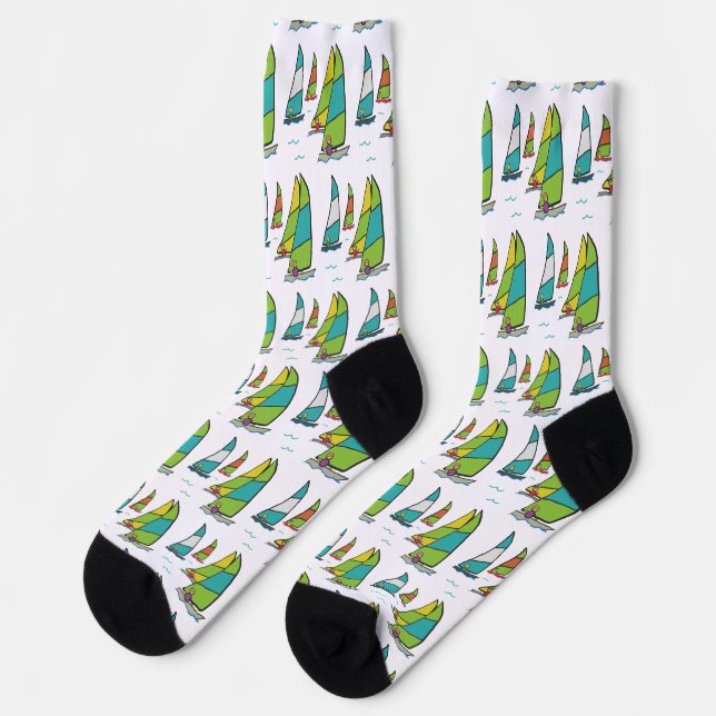 Sailing Dinghy Race Socks (Left)