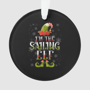 Sailing Elf Christmas Gift Ornament