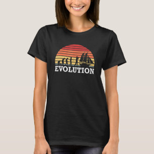 Sailing Evolution Captain Sailing Anchor Sailing S T-Shirt