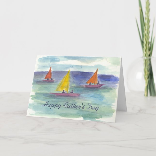 Sailing Father's Day Card (Front)