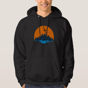 Sailing Fly About The Mountains Sunset Sailing Fl Hoodie