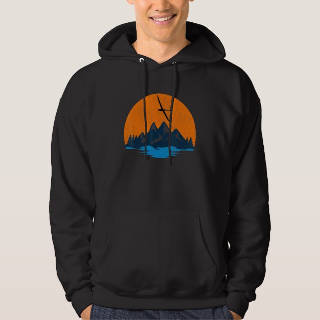 Sailing Fly  About The Mountains Sunset Sailing Fl Hoodie (Front)