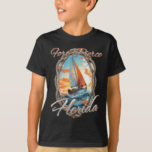 Sailing Fort Pierce Florida Sea And Sunshine For M T-Shirt