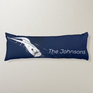 Sailing Freedom Bird's Eye View Body Cushion