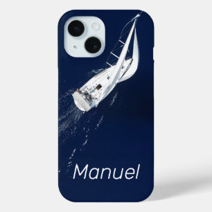 Sailing Freedom Bird's Eye View iPhone 15 Case