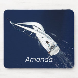 Sailing Freedom Bird's Eye View Mouse Mat