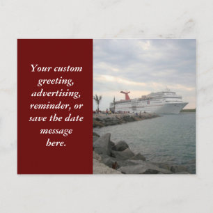 Sailing from Port Canaveral Postcard