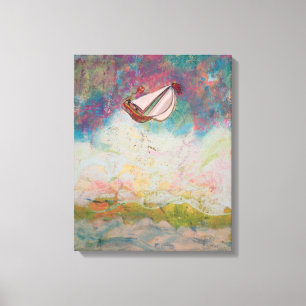 Sailing High Seas Canvas Print
