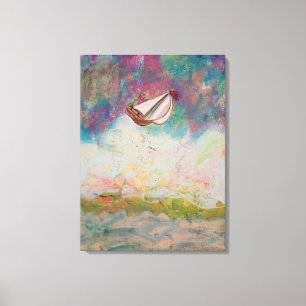 Sailing High Seas Canvas Print