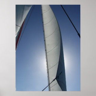 Sailing in Bahamas Poster