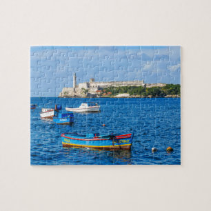 Sailing in Havana, Cuba Jigsaw Puzzle
