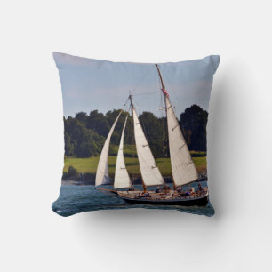 Sailing In Newport, Rhode Island, USA Cushion