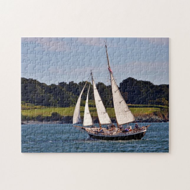 Sailing In Newport, Rhode Island, USA Jigsaw Puzzle (Horizontal)