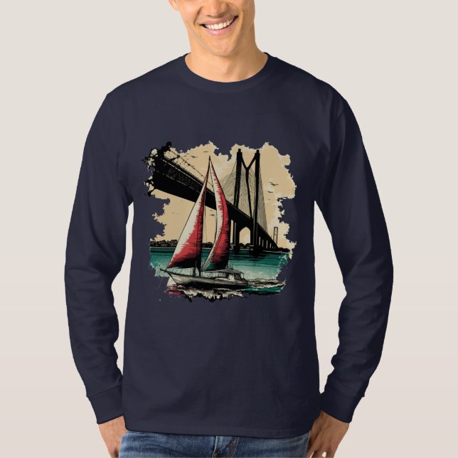 Sailing in the Bay T-Shirt (Front)
