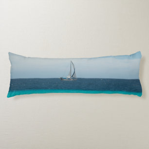 Sailing in the Caribbean Sea #1 #ocean #wall #art Body Cushion