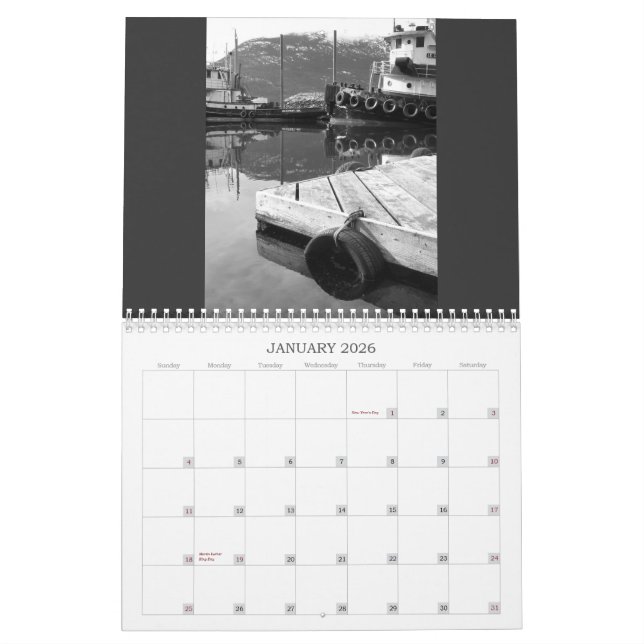 Sailing in the Pacific Northwest Calendar (Jan 2026)