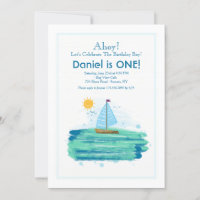 Sailing in the Sunshine Invitation