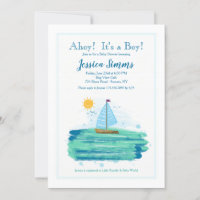 Sailing in the Sunshine Invitation