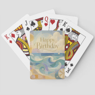 Sailing into a New Year Playing Cards