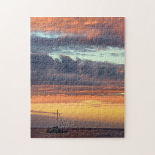 Sailing into the Hawaii Sunset - 11x14 - 252 pcs. Jigsaw Puzzle