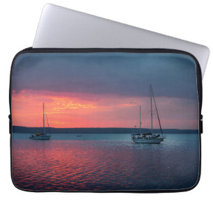 Sailing Into The Sunset Cienfuego, Cuba Laptop Sleeve