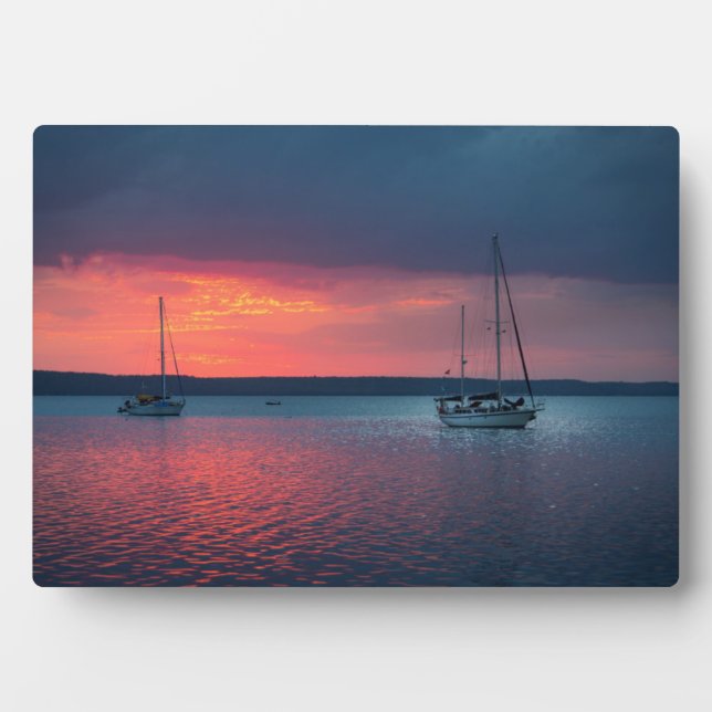 Sailing Into The Sunset | Cienfuego, Cuba Plaque (Front)