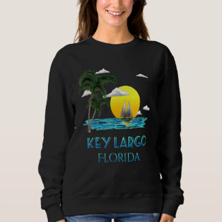 Sailing Key Largo Florida Keys Beach Sunset Sweatshirt