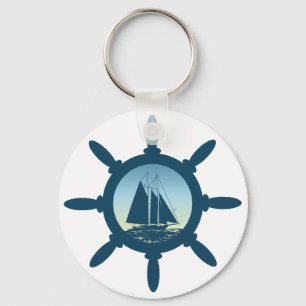 Sailing Key Ring