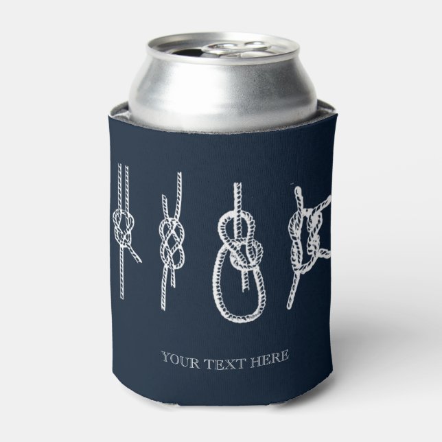 Sailing Knots Custom Can Cooler (Can Front)