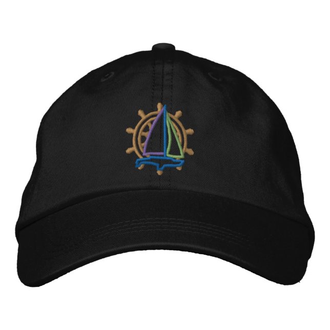 Sailing Logo Embroidered Hat (Front)