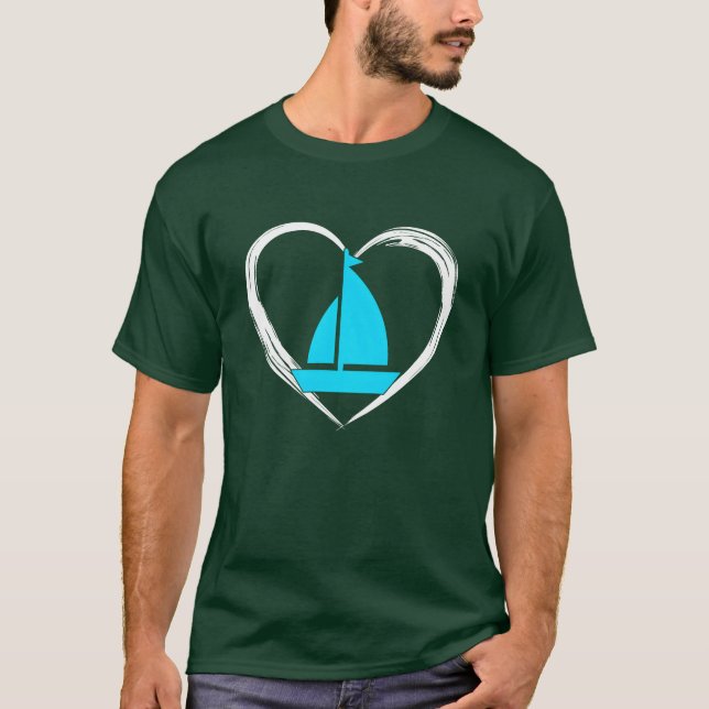 sailing love vintage T-Shirt (Front)