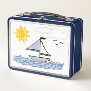 Sailing Metal Lunch Box