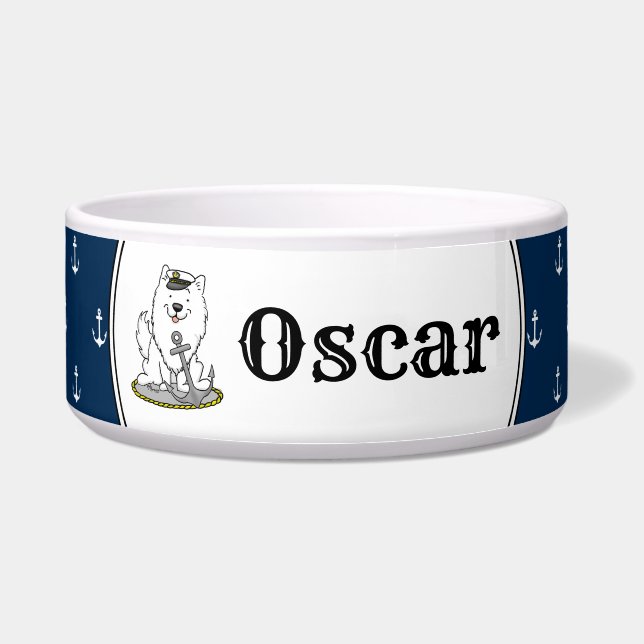 Sailing Nautical Boating American Eskimo Dog Cute (Front)
