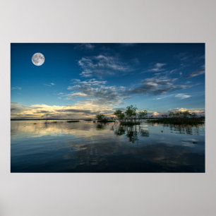 Sailing Near Iquitos Poster