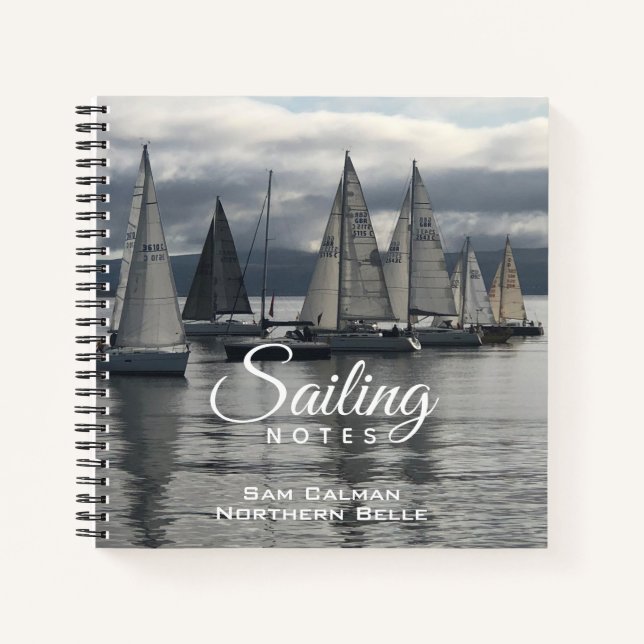 Sailing Notebook with Owner's Name (Front)