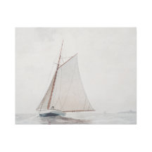 Sailing off Gloucester | Winslow Homer