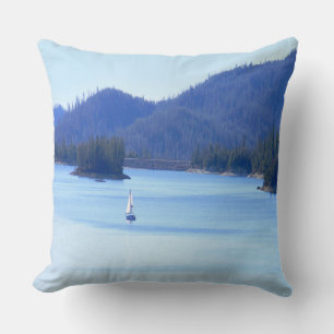 Sailing off in to the mountains... cushion
