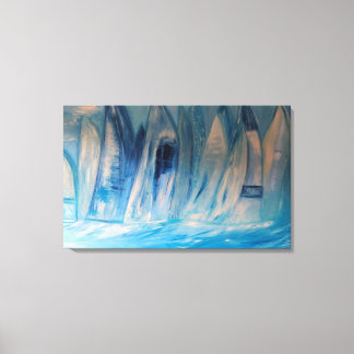 Sailing on a summer day canvas print