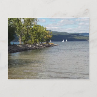 Sailing on Lake Champlain Postcard