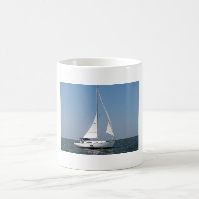 Sailing on Lake Pontchartrain Coffee Mug (Center)