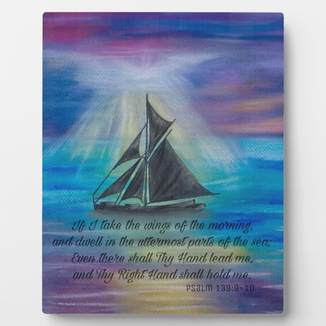 Sailing on Tranquil Seas Plaque (Front)