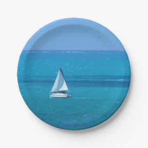 Sailing Paper Plate
