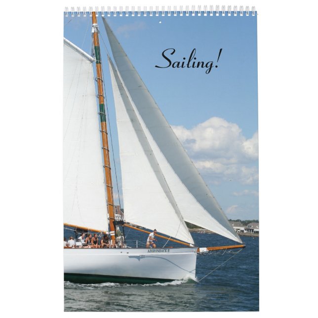 Sailing!  Pleasures of the Sea, Calendar (Cover)