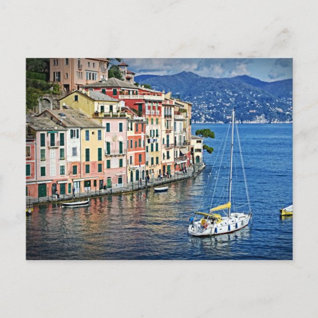 Sailing Portofino and the Italian Riviera Postcard (Front)