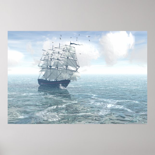 Sailing Poster Print (Front)