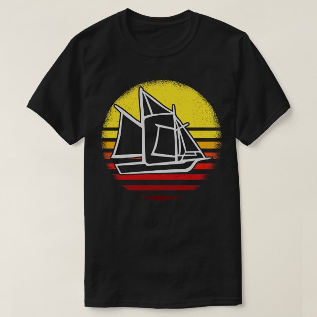 Sailing Retro Vintage 2 T-Shirt (Design Front)