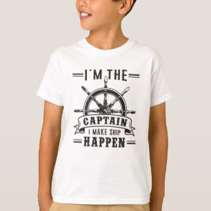 Sailing Sail Boat Captain Sailor Funny Gift Idea T-Shirt