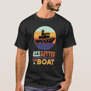 Sailing Sail Boat Captain Sea Sailor Gift Idea T-Shirt