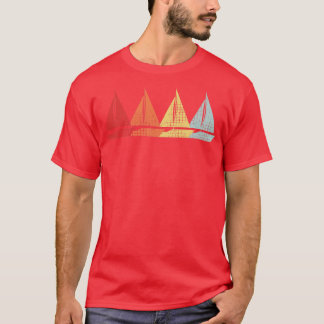 Sailing Sail Boat Retro T-Shirt